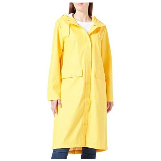 ONLY onlrene hood long raincoat cc otw impermeabile, lemon chrome, xs da donna
