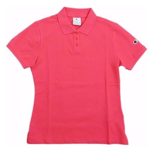 Champion polo m/m light cotton pique donna cotone fuxia, xxl