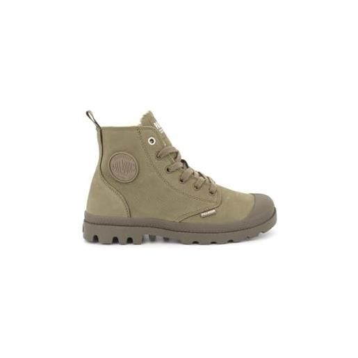 Palladium pampa, ankle boot donna, verde, 42 eu