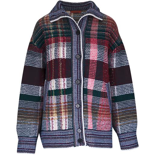 Missoni button-fastening cardigan - blu