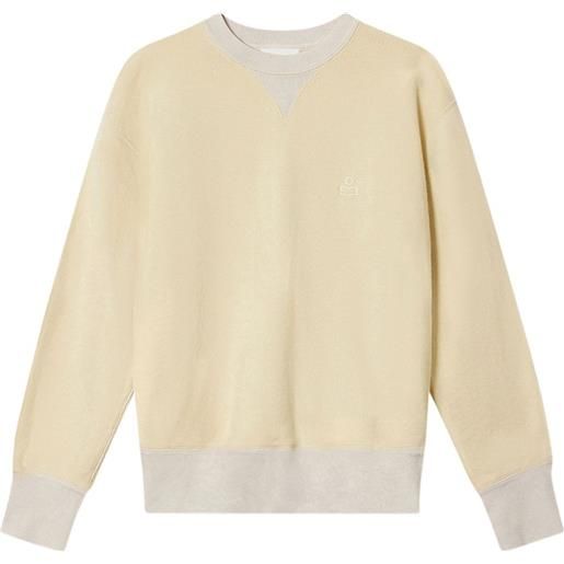 MARANT felpa miker con ricamo - giallo