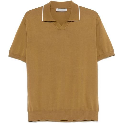 Canali t-shirt in jersey - marrone