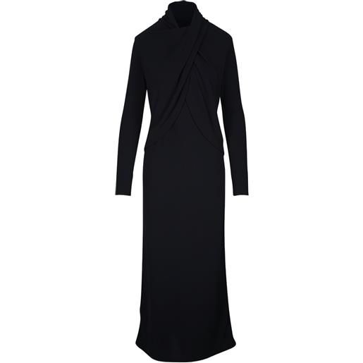 Johanna Ortiz abito midi celestial silence - nero