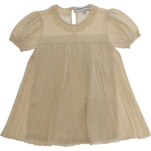 Emporio Armani Kids abito in pizzo - toni neutri