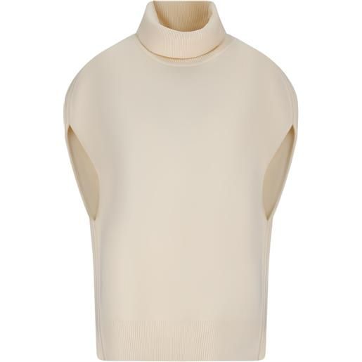 TOTEME mantella a collo alto - toni neutri