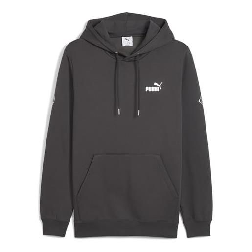 PUMA maximal metallic relaxed fit hoodie m