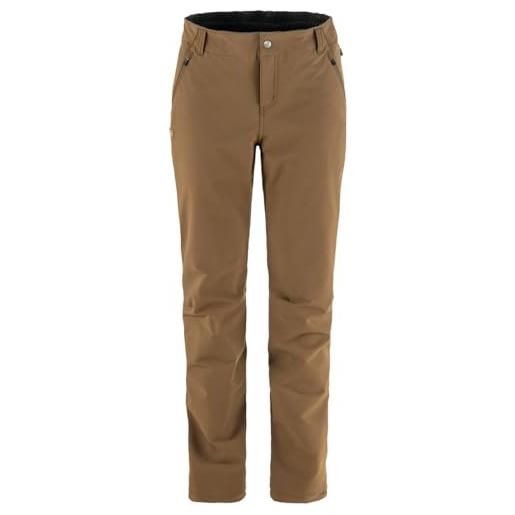 Fjällräven fjallraven 87174-265 abisko winter stretch trousers w pantaloni sportivi donna wood brown taglia 34/s