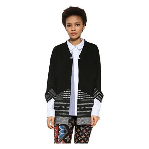 Desigual w giacca aperta vir inserto silver - 36592 - 8