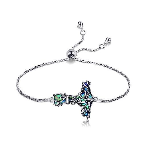 Bracciale rigido con nodo celtico e triangoli vichinghi Valknut in argento sterling 925 fatto a mano, accessori per gioielli VINTZ - Italia