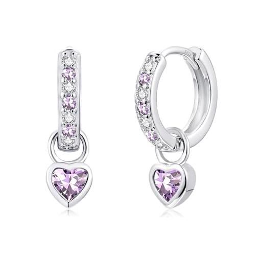 Orecchini Pandora a cerchio aperto con cuore - Stile ed eleganza | Sam Parfums