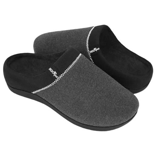 Pantofole Donna GRUNLAND CLOUDINA In Ecopelle Scamosciata Con Interno Teddy E Sottopiede Re-Soft Ammortizzante, Made In Italy