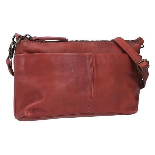 Gusti ladies bull borsa in pelle - veronika piccola borse in pelle sacca da sera sacca da sera, marrone scuro