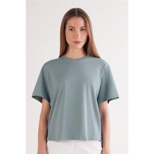 Intimissimi maglia manica corta boxy fit in cotone blu