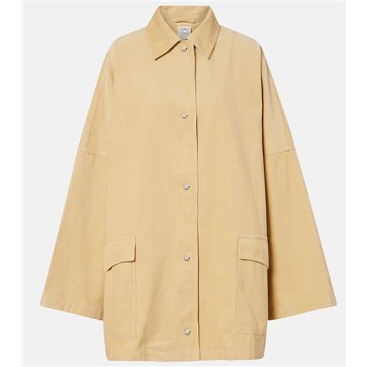 Toteme camicia in velluto a coste di cotone