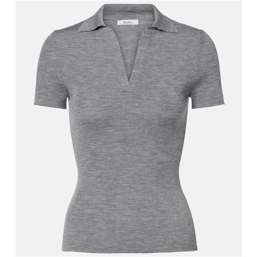 Max Mara polo albero in lana vergine