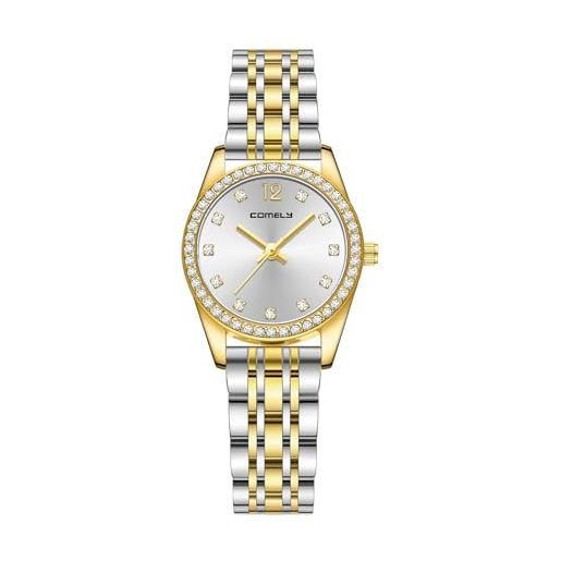 Orologi Alla Moda Per Le Donne Orologio Cinturino in Pelle Orologio Da Cintura in Pu Orologio Distintivo Arcobaleno Guarda Le Donne Moda Bling Custodia in Silicone Casuale Da Donna