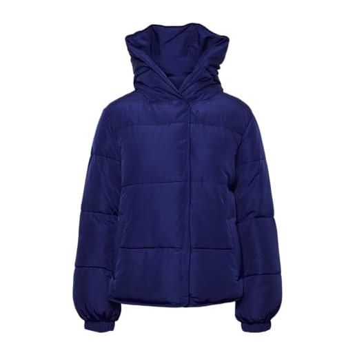 PIECES pcnell-giacca a vento trapuntata, bellwether blue, l donna