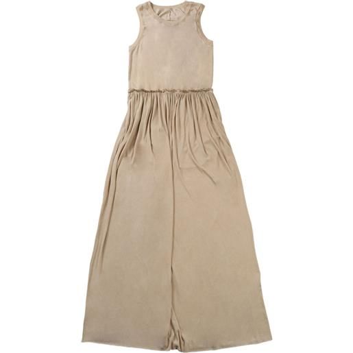 Uma Wang jersey midi dress - toni neutri