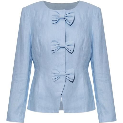 Posse giacca harper con fiocco - blu