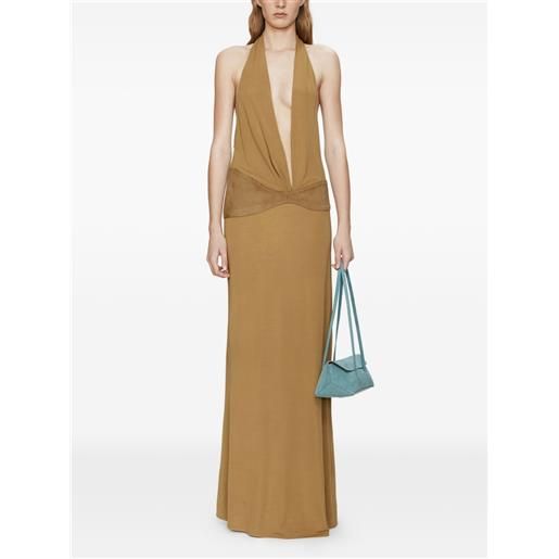 Christopher Esber abito contour con cintura - toni neutri