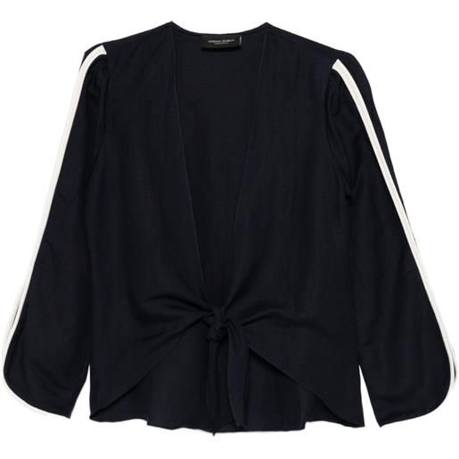 Adriana Degreas blusa con nodo