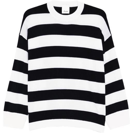 Allude maglione a righe - bianco