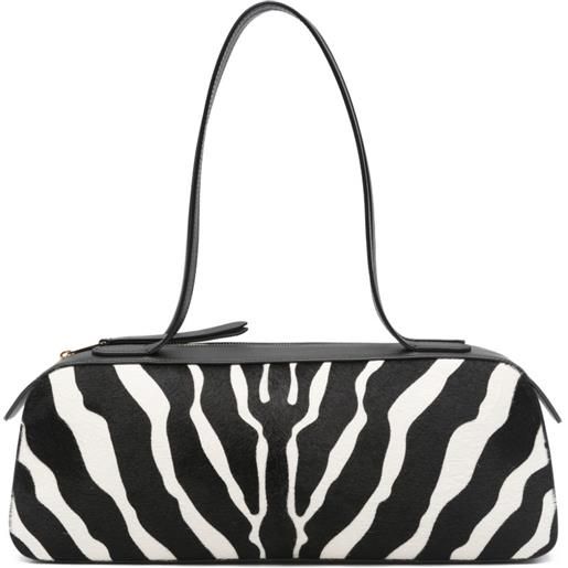 KHAITE borsa a spalla simona con stampa - bianco