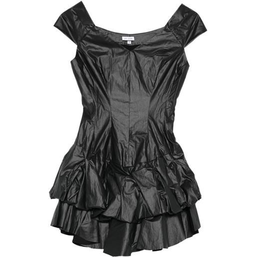 Judy Turner abito corto oli con scollo a v - nero