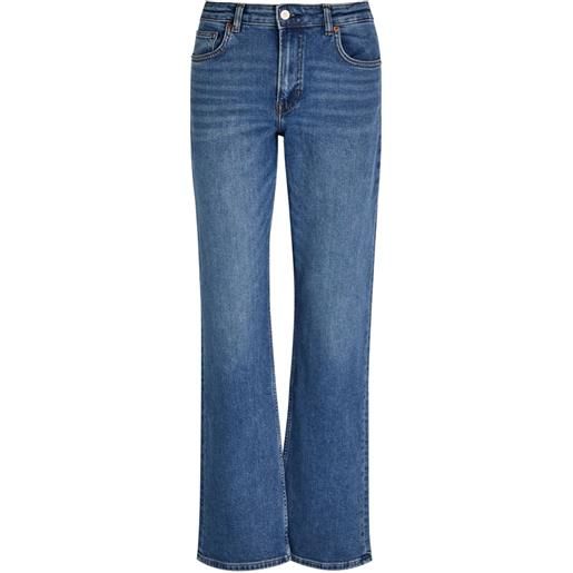 Reformation jeans dritti elton - blu