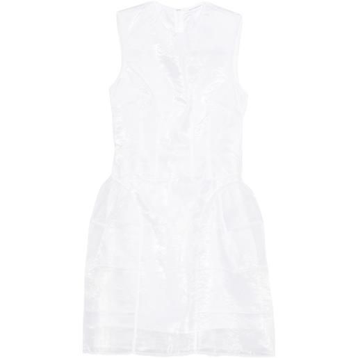 Cecilie Bahnsen abito corto claudie - bianco