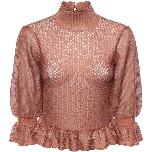 Chloé blusa a maniche lunghe - rosa