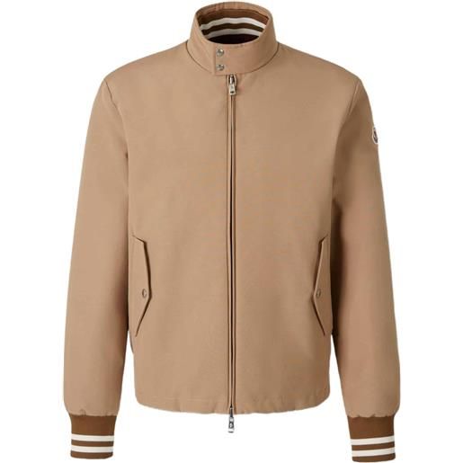 Moncler giacca prieure a righe - toni neutri