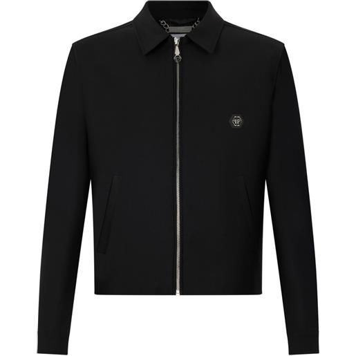 Philipp Plein giacca con zip - nero