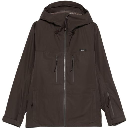 Prada giacca con cappuccio - marrone