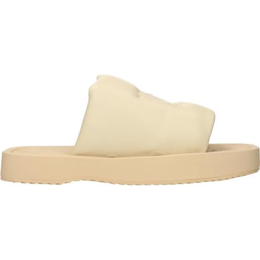 Burberry ciabatte e zoccoli donna pelle beige/burro