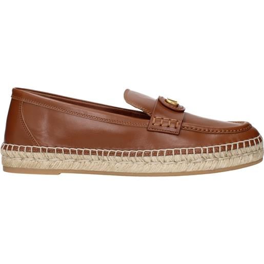 Valentino Garavani espadrillas donna pelle marrone/tabacco