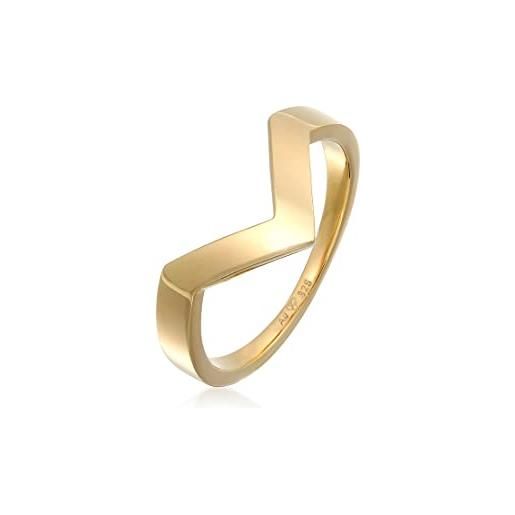 Elli maglie ovale di base catena blogger tendenza in Argento