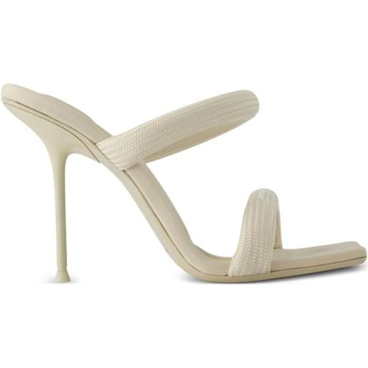 Alexander Wang sandali julie con punta quadrata - toni neutri