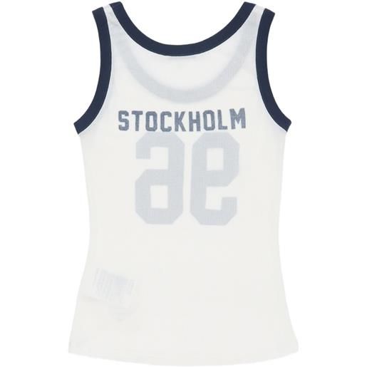 Acne Studios canotta smanicata - bianco