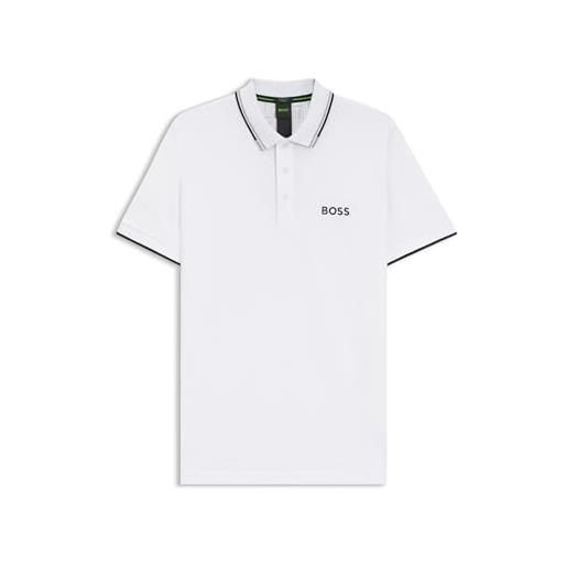 BOSS paddy pro, polo t-shirt uomo, bianco (new - white100), xl