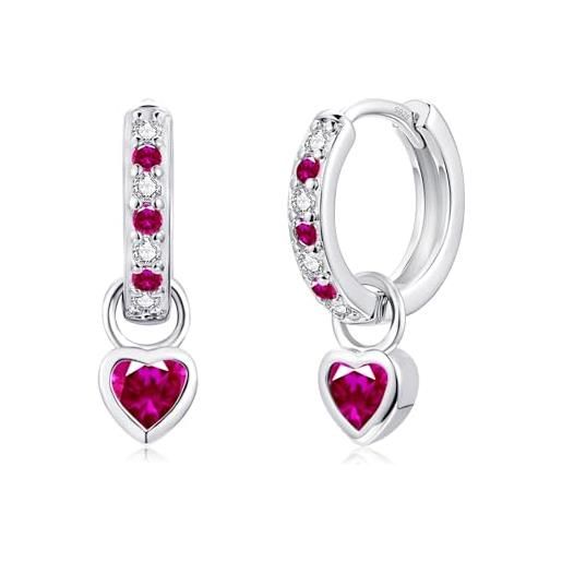 Orecchini A Cerchio Geometrici A Forma Di Cuore - Grandi E Alla Moda - Placcati In Oro/Action - Regalo Donna - 4