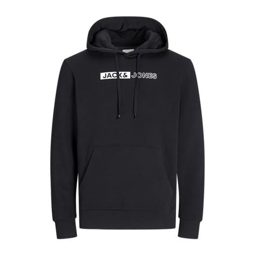 JACK & JONES jjecorp logo sweat hood play noos pls, navy blazer/print: play 5, xxxl