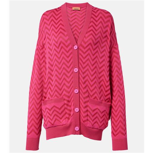 Missoni cardigan in misto cotone a zig-zag