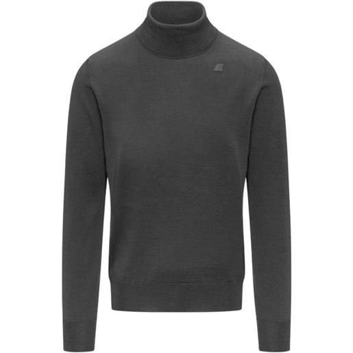 K-Way dolcevita uomo henry merino antracite xl