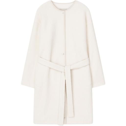 AERON cappotto blizzard con cintura - toni neutri