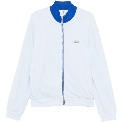Casablanca giacca sportiva con zip - blu