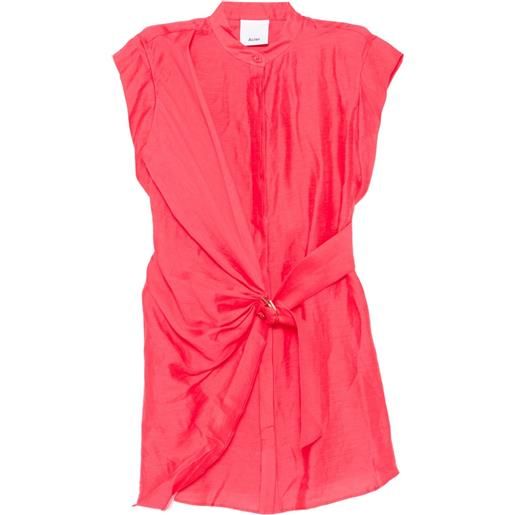 Acler abito con cintura - rosa
