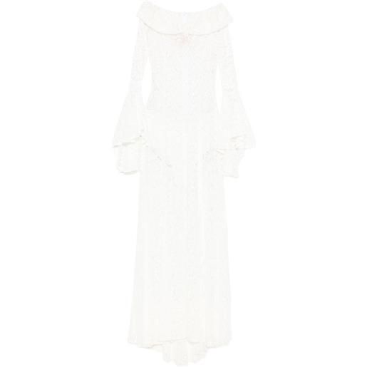 MIAU by Clara Rotescu abito lungo bianco