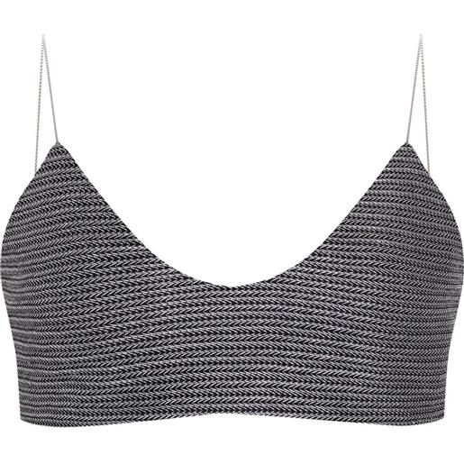 Gloria Coelho x isabella fiorentino top con catena - argento