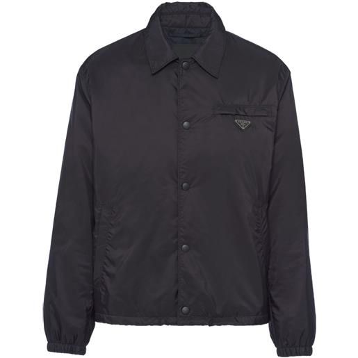 Prada giacca con colletto a camicia - nero